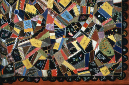 "Crazy Quilt" Parlor Throw