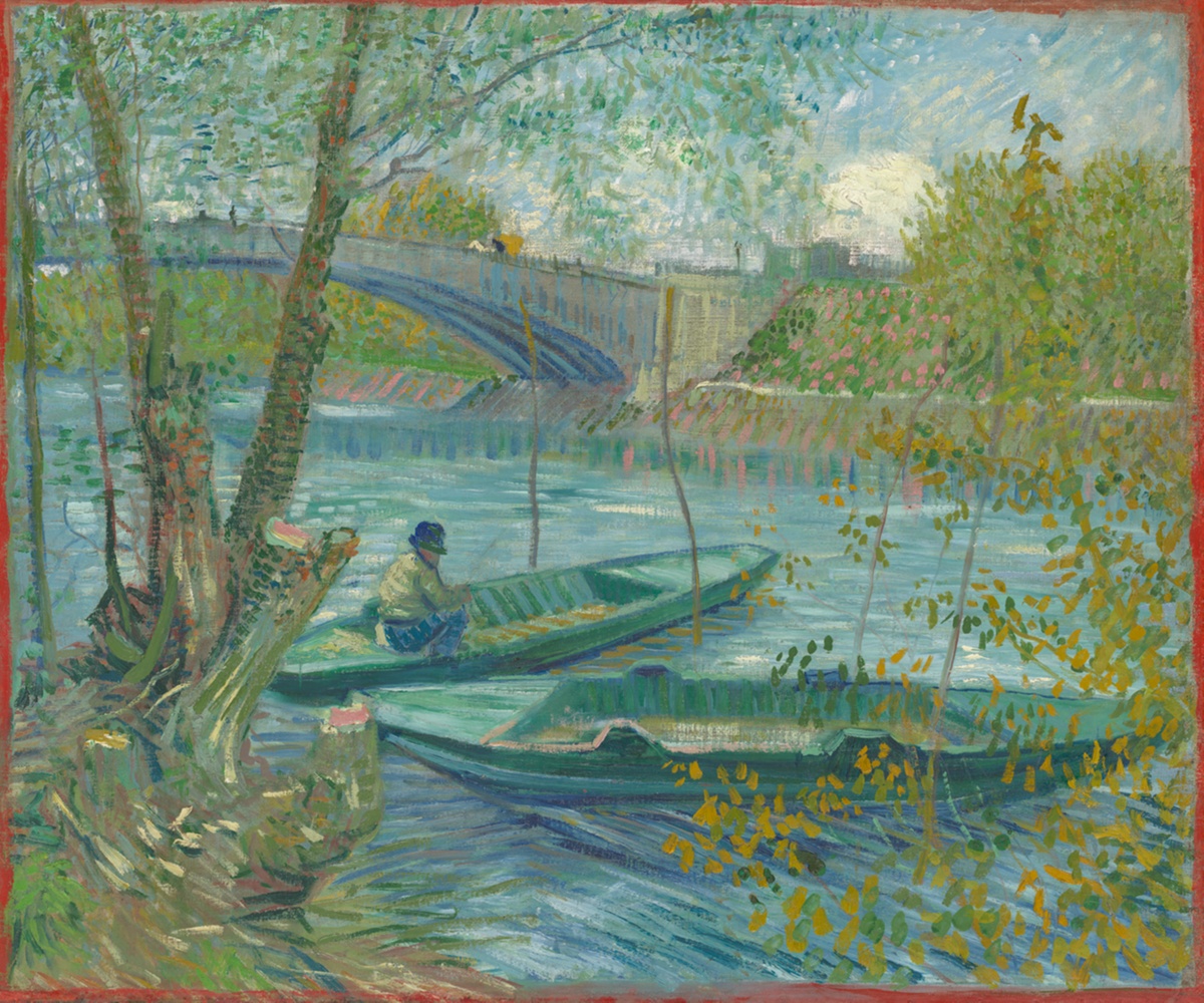 Fishing in Spring, the Pont de Clichy