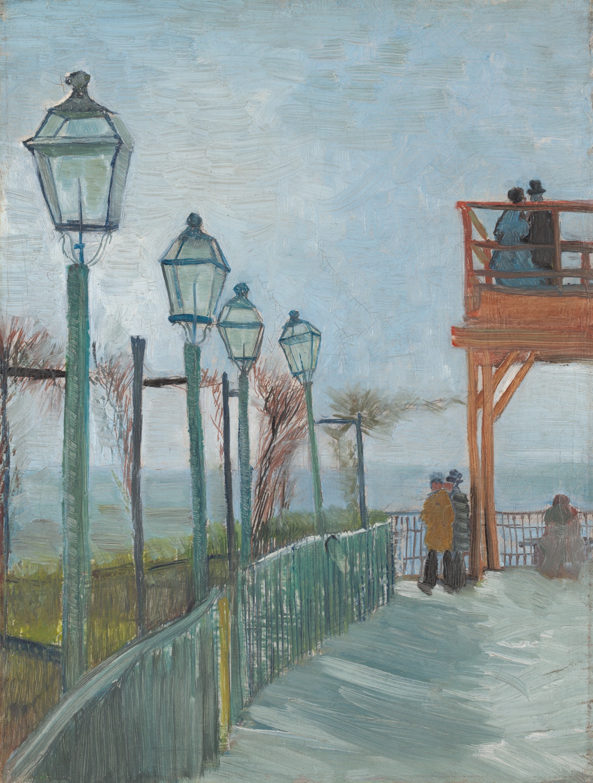 Terrace at the Moulin de Blute-Fin, Montmartre